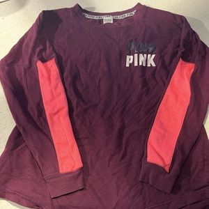 Pink crew neck